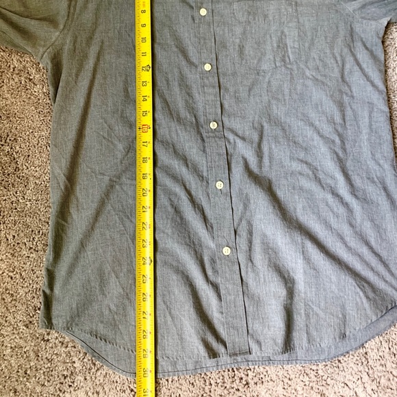 Old Navy Gray Slim Fit Button Down - Picture 5 of 5